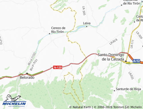 MICHELIN Ibrillos map - ViaMichelin