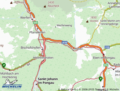 MICHELIN Alpfahrt map - ViaMichelin