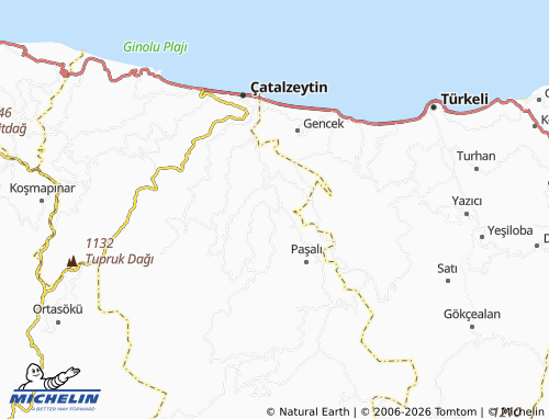 MICHELIN Epçeler map - ViaMichelin