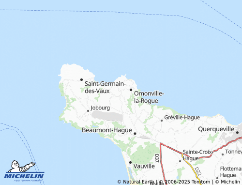 Carte MICHELIN Digulleville - ViaMichelin