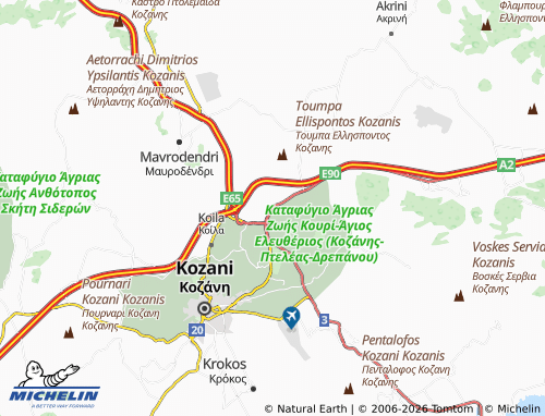 Carte MICHELIN Drepano - ViaMichelin