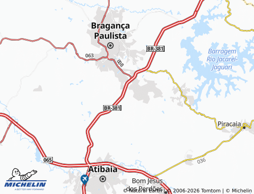 Mapa MICHELIN Rio das Pedras - ViaMichelin