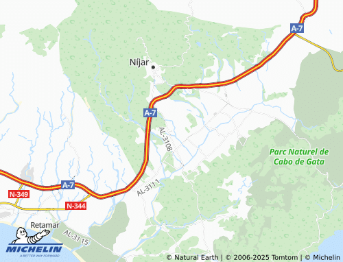 MICHELIN El Fuensanta map - ViaMichelin