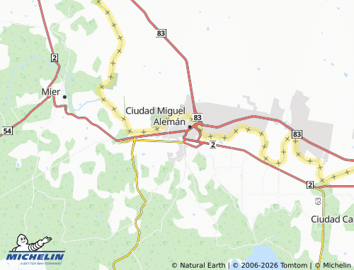MICHELIN-Landkarte Hercilia - ViaMichelin