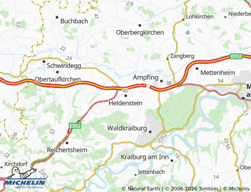 Mappa MICHELIN Heldenstein - ViaMichelin