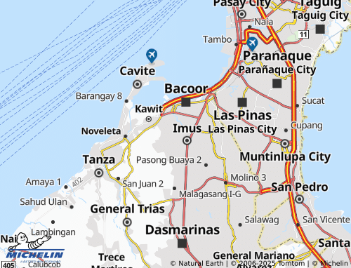 MICHELIN Medicion I-C map - ViaMichelin