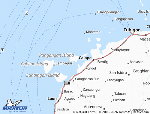MICHELIN Talisay map - ViaMichelin