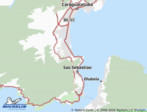 Mapa MICHELIN Praia da Enseada - ViaMichelin