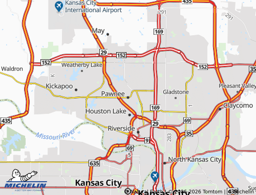 Mappa MICHELIN Pawnee - ViaMichelin