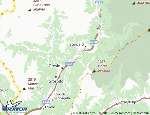 MICHELIN Tiolo map - ViaMichelin