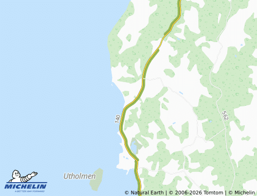 MICHELIN Tofta Strand map - ViaMichelin