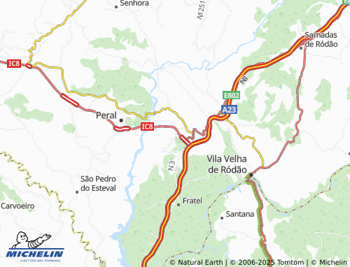 Kaart MICHELIN Vale de Figueira - ViaMichelin