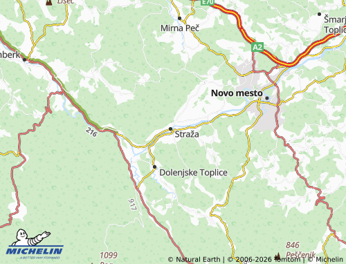 MICHELIN Vavta vas map - ViaMichelin