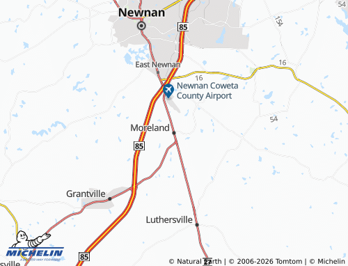 Mappa MICHELIN Moreland - ViaMichelin