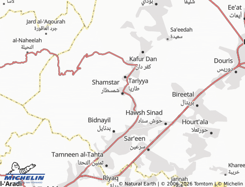 Mapa MICHELIN Shamstar - ViaMichelin