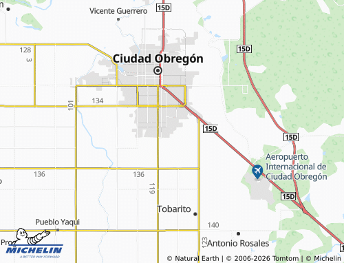 MICHELIN Villas del Sur map - ViaMichelin