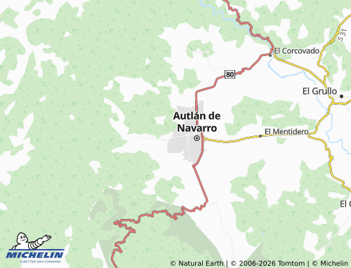 Mapa MICHELIN Efraín González Luna - ViaMichelin
