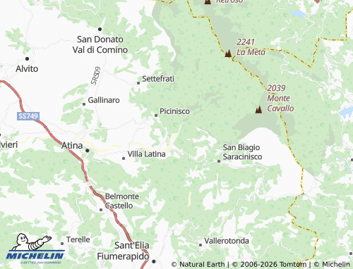 Mapa MICHELIN Casale Secondo - ViaMichelin