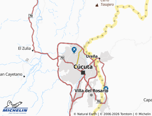 Carte MICHELIN Brisas del Norte - ViaMichelin