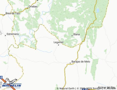 MICHELIN Leganiel map - ViaMichelin