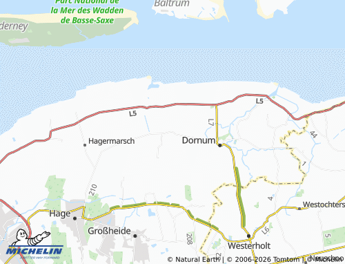 MICHELIN Nesse map - ViaMichelin