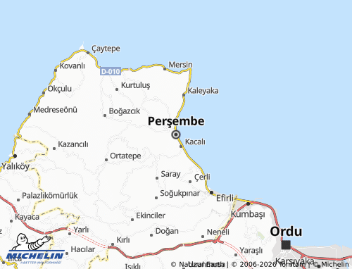 Mappa MICHELIN Perşembe - ViaMichelin