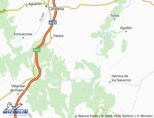 Mappa MICHELIN Aladrén - ViaMichelin