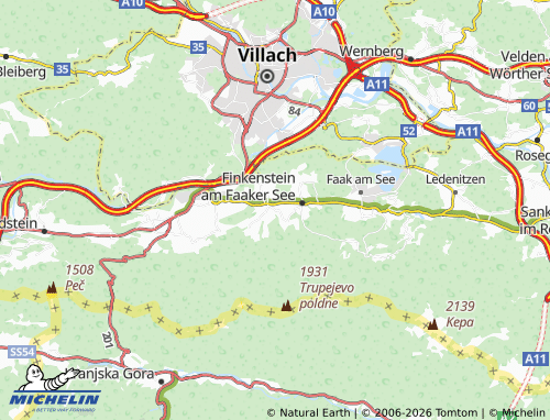 Mapa MICHELIN Techanting - ViaMichelin