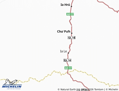 Mapa MICHELIN Chư Pưh - ViaMichelin