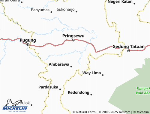 MICHELIN Margodadi map - ViaMichelin