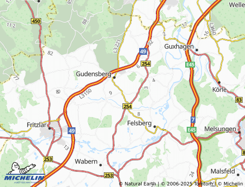 MICHELIN Maden map - ViaMichelin