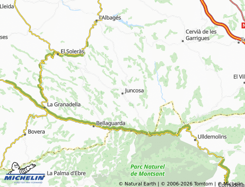 Carte MICHELIN Juncosa - ViaMichelin