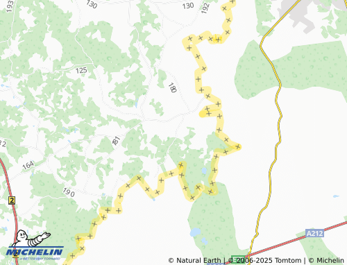MICHELIN Paloveere map - ViaMichelin