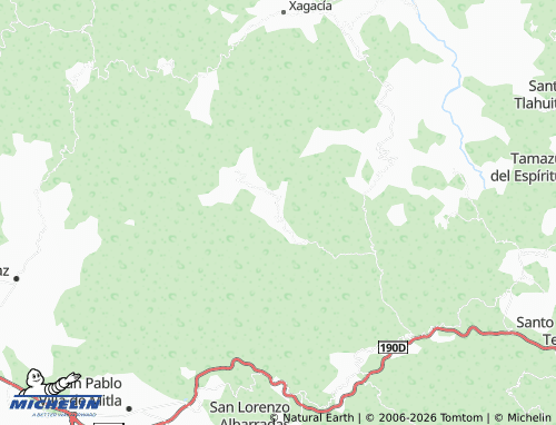 MICHELIN San Miguel Albarradas map - ViaMichelin