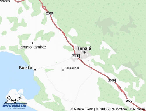 Mapa MICHELIN Guadalupana - ViaMichelin