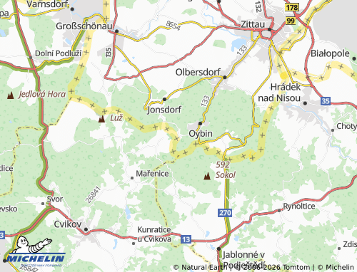 MICHELIN Hain map - ViaMichelin