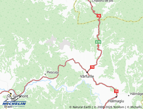 MICHELIN Avram Iancu map - ViaMichelin
