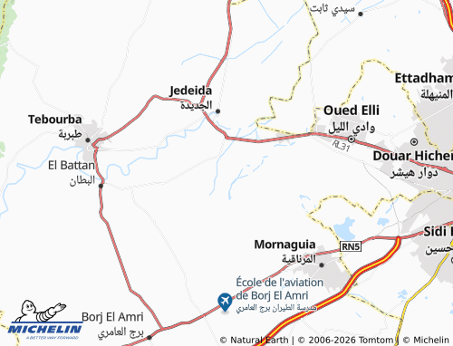 Carte MICHELIN El Habibia - ViaMichelin