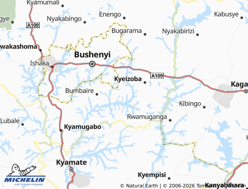 Kaart MICHELIN Nyakizinga - ViaMichelin