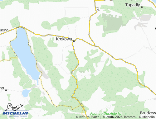 MICHELIN Lisewo map - ViaMichelin