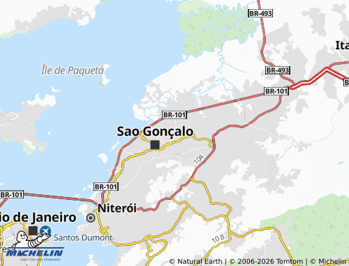 MICHELIN Mutuá map - ViaMichelin