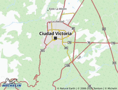 MICHELIN 12 de Septiembre map - ViaMichelin