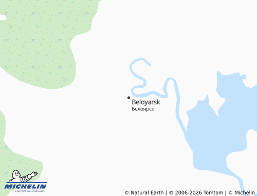 MICHELIN-Landkarte Beloyarsk - ViaMichelin