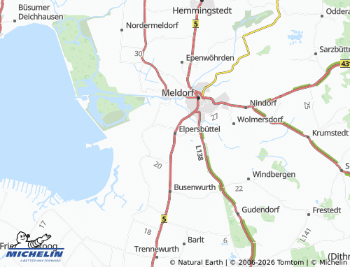 MICHELIN Elpersbüttel map - ViaMichelin