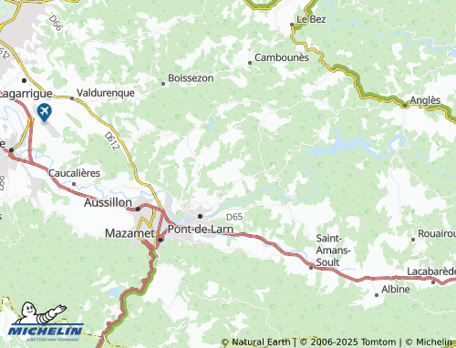 MICHELIN-Landkarte Mas de la Borie - ViaMichelin