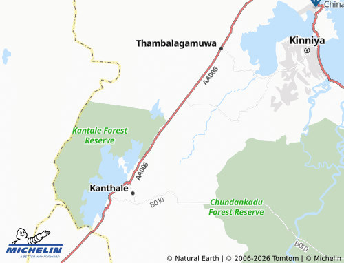 Mappa MICHELIN Ganthalawa Unit 12 - ViaMichelin
