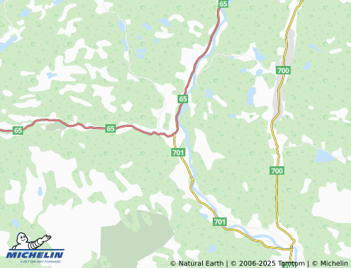 MICHELIN Storås map - ViaMichelin