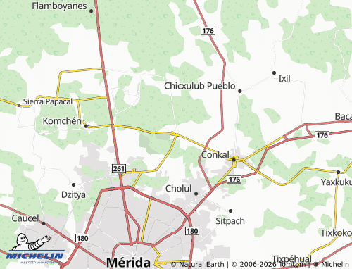 MICHELIN-Landkarte Chablekal - ViaMichelin