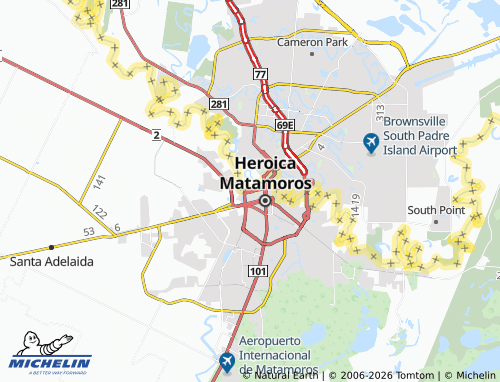 Mapa MICHELIN Ferrocarrilera - ViaMichelin