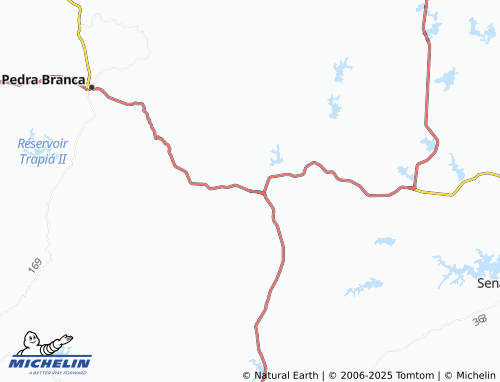 MICHELIN Mineirolândia map - ViaMichelin